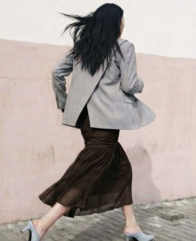 Kelani Blazer  Grey melange