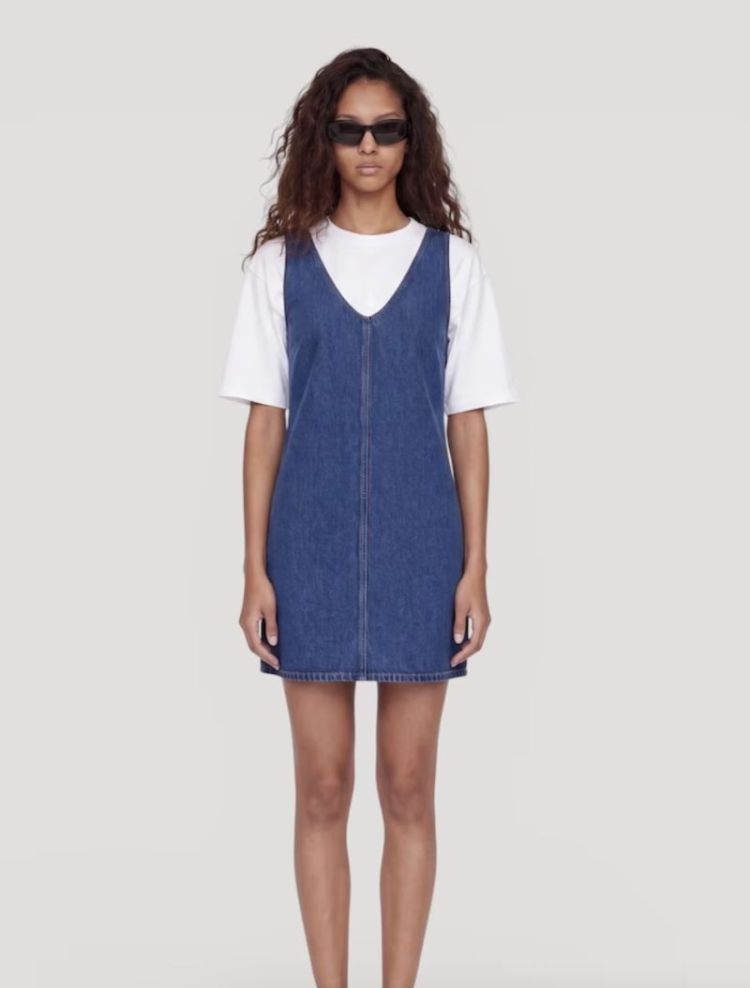 Kana denim dress Mid blue denim