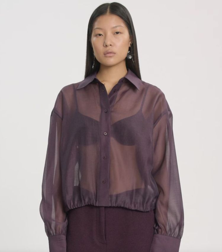 Ottilia Blouse Plum perfect