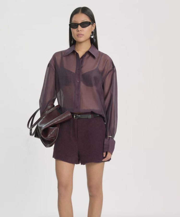 Ottilia Blouse Plum perfect