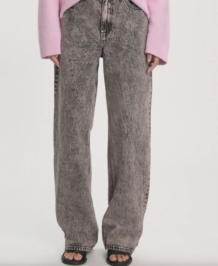Theodora denim trousers  Pink / grey aci