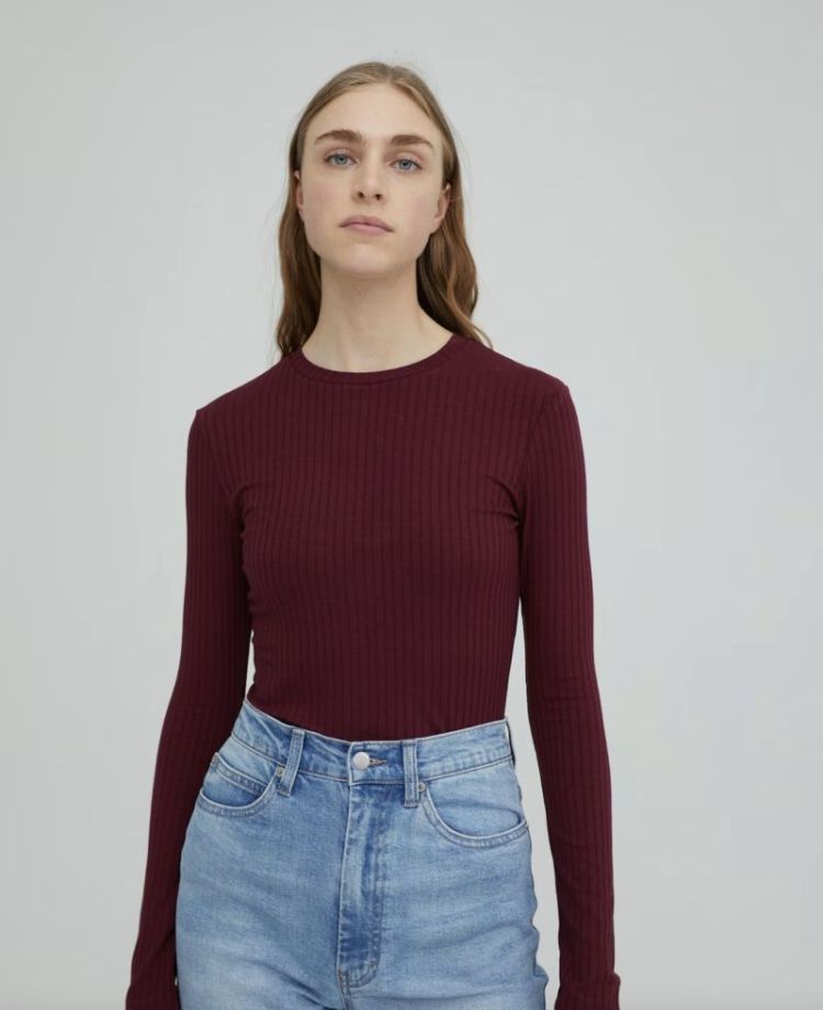 Ginger longsleeve Plum perfect