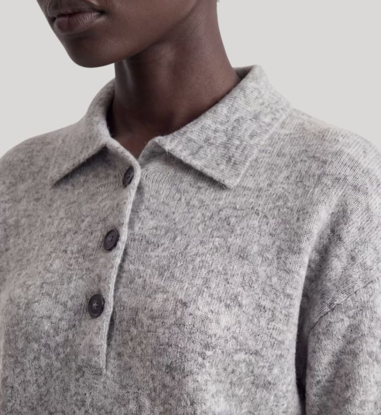 Callie polo shirt Light grey