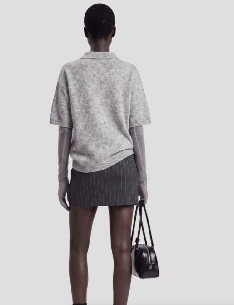 Callie polo shirt Light grey 