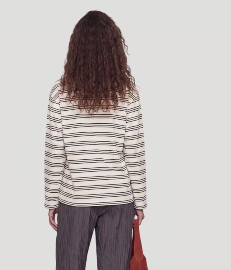 Verlee longsleeve Stripes: garden