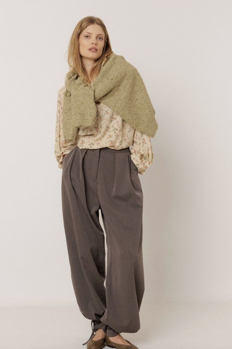Oversize cotton shirt Ecru