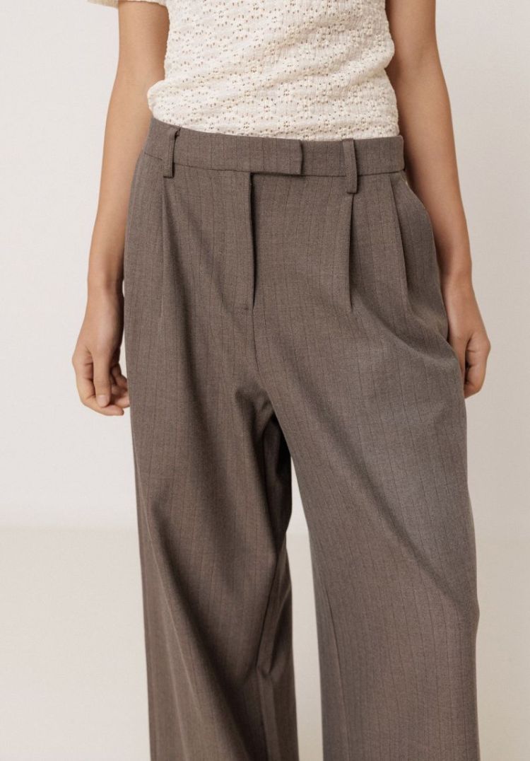 GABI Dressy pants with darts Cement