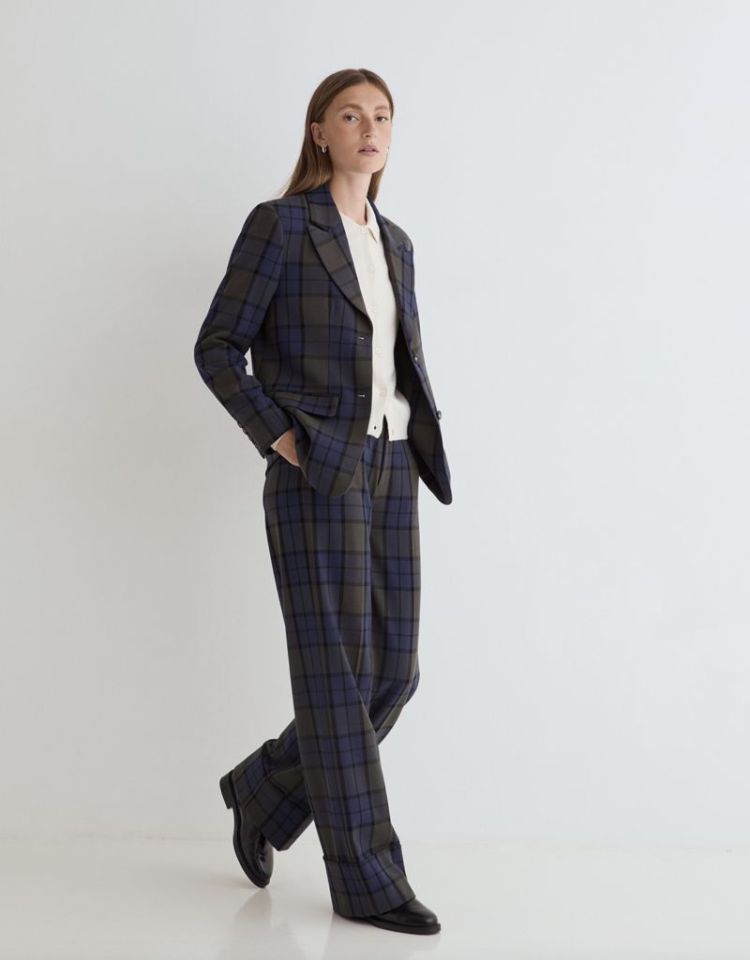 americana tejido jacquard Checks