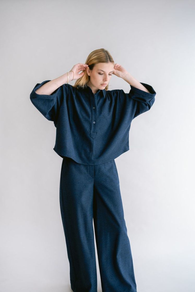 Sam pants Solid navy