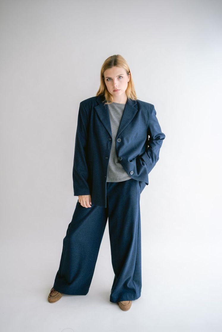 Sam pants Solid navy