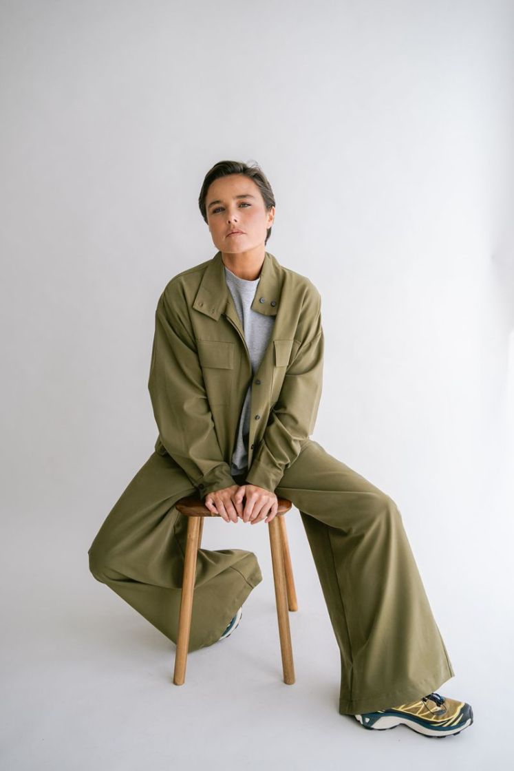 Miko blouse tencel green