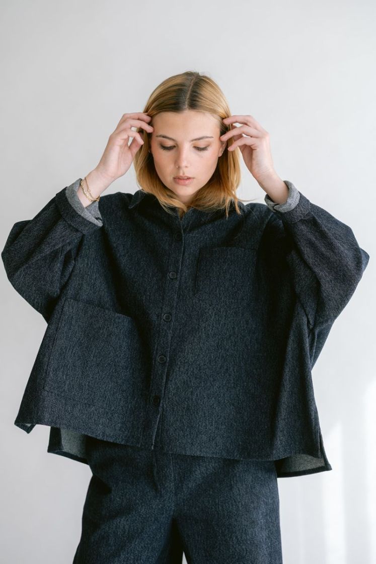 Mon shacket Dark navy