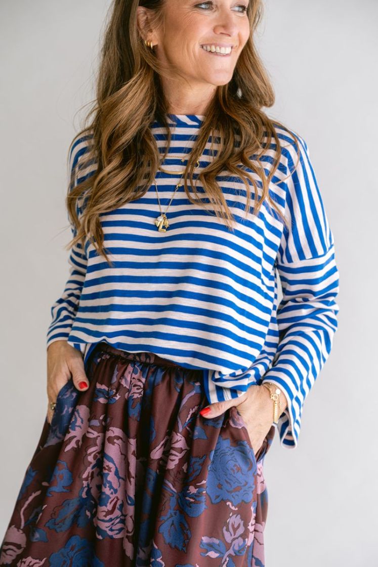 Juliette skirt Bordeaux flower