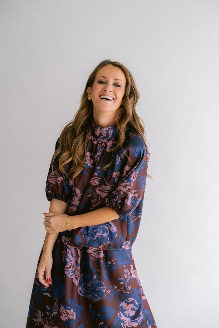 Juliette skirt Bordeaux flower