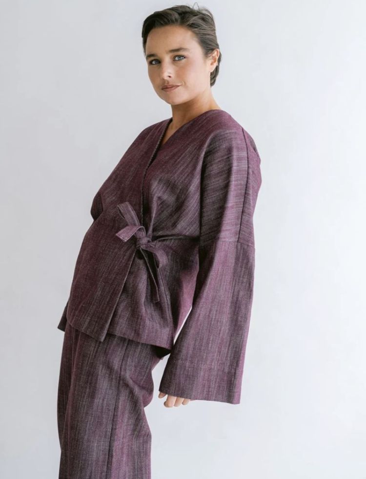 Nellie kimono Bordeaux jeans