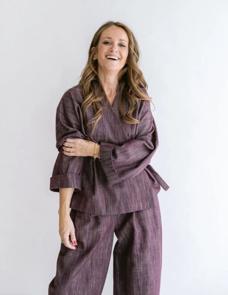 Nellie kimono Bordeaux jeans