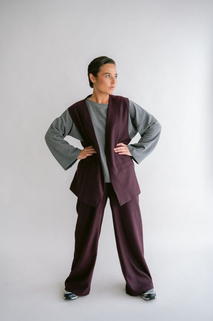 Sammy pants  Deep plum