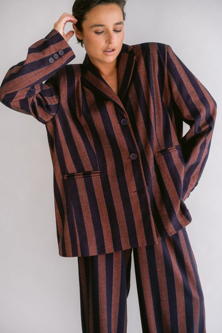 Arthur Blazer Orange brown st