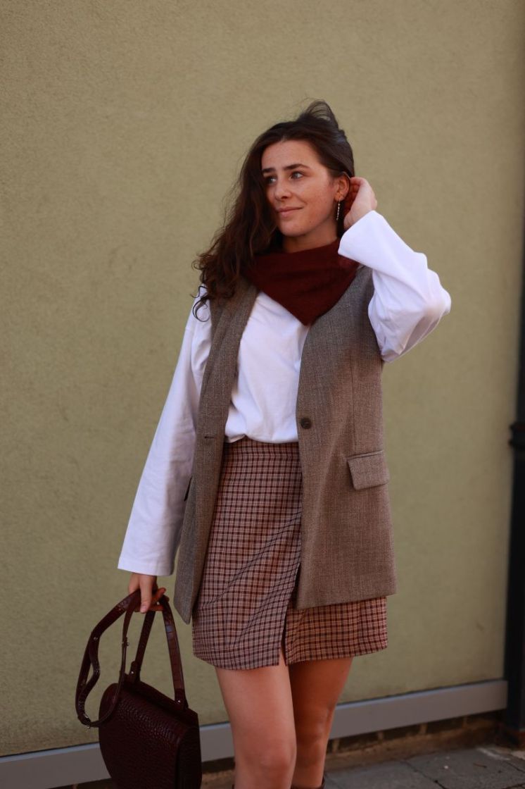Kairos mini skirt Garnet