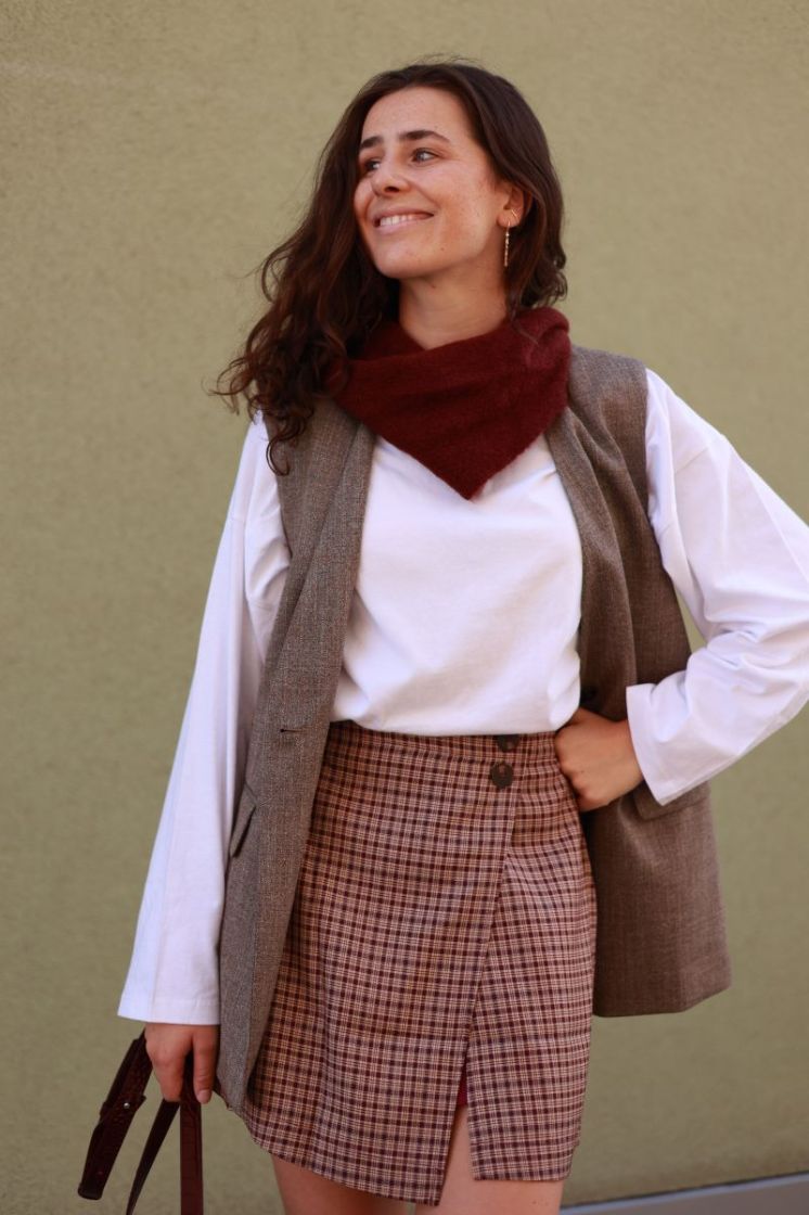Kairos mini skirt Garnet