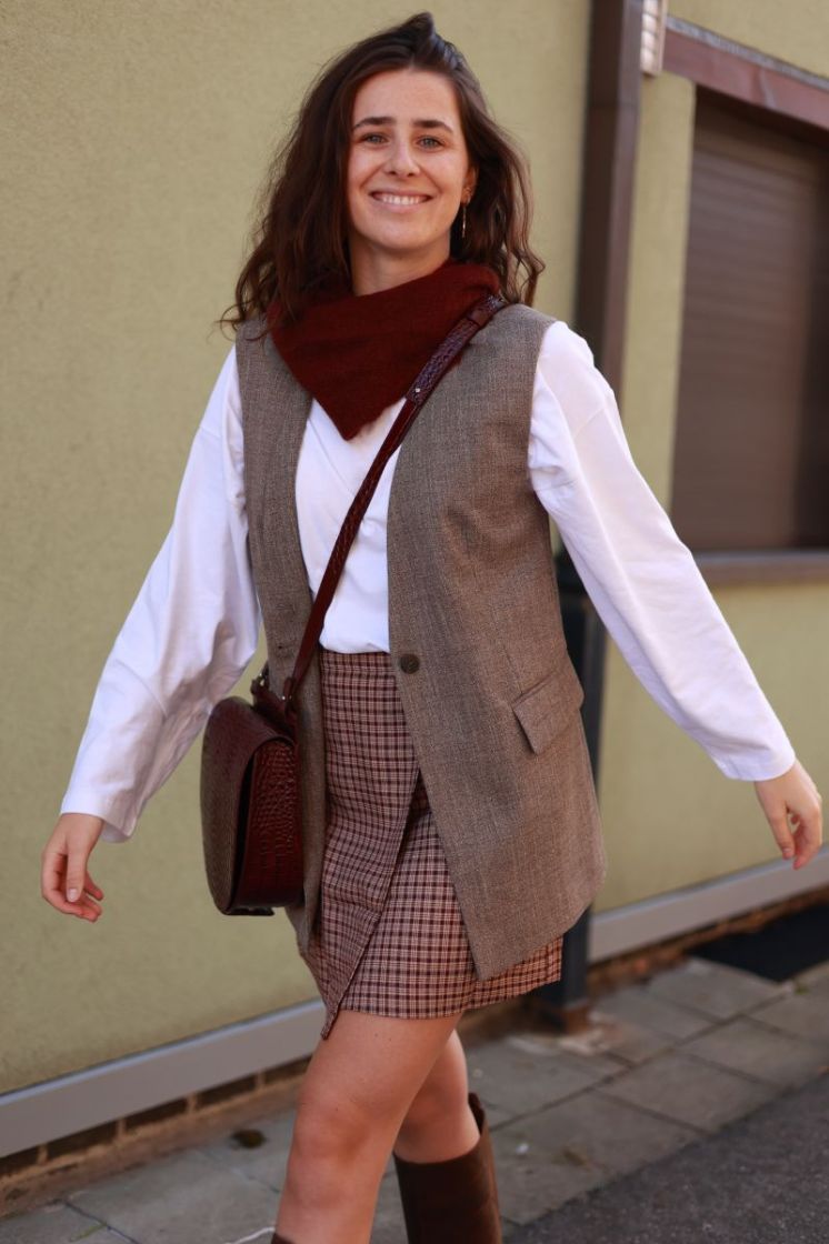Kairos mini skirt Garnet
