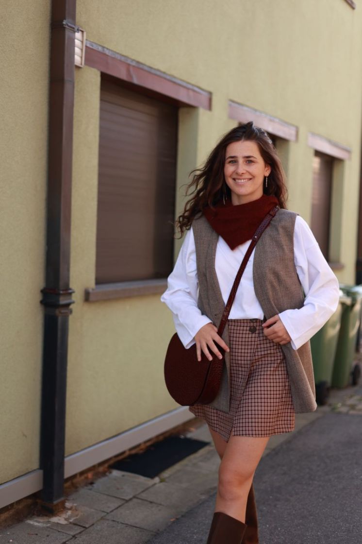 Kairos mini skirt Garnet