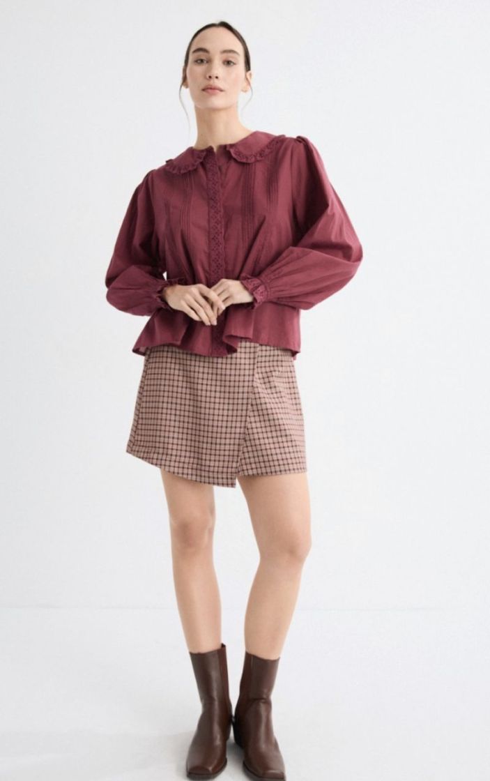Kairos mini skirt  Garnet