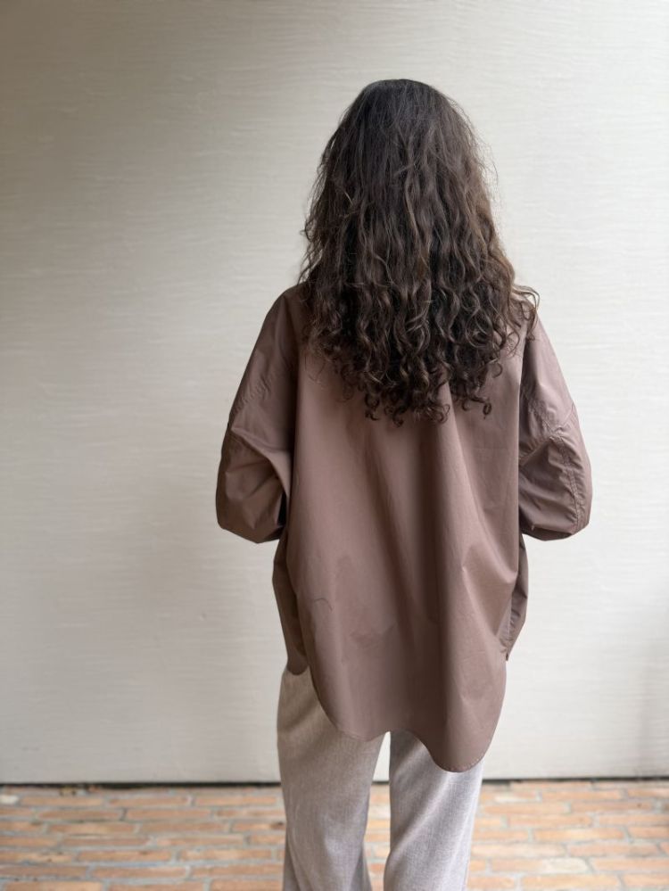 Hazeiw shirt coffee quartz