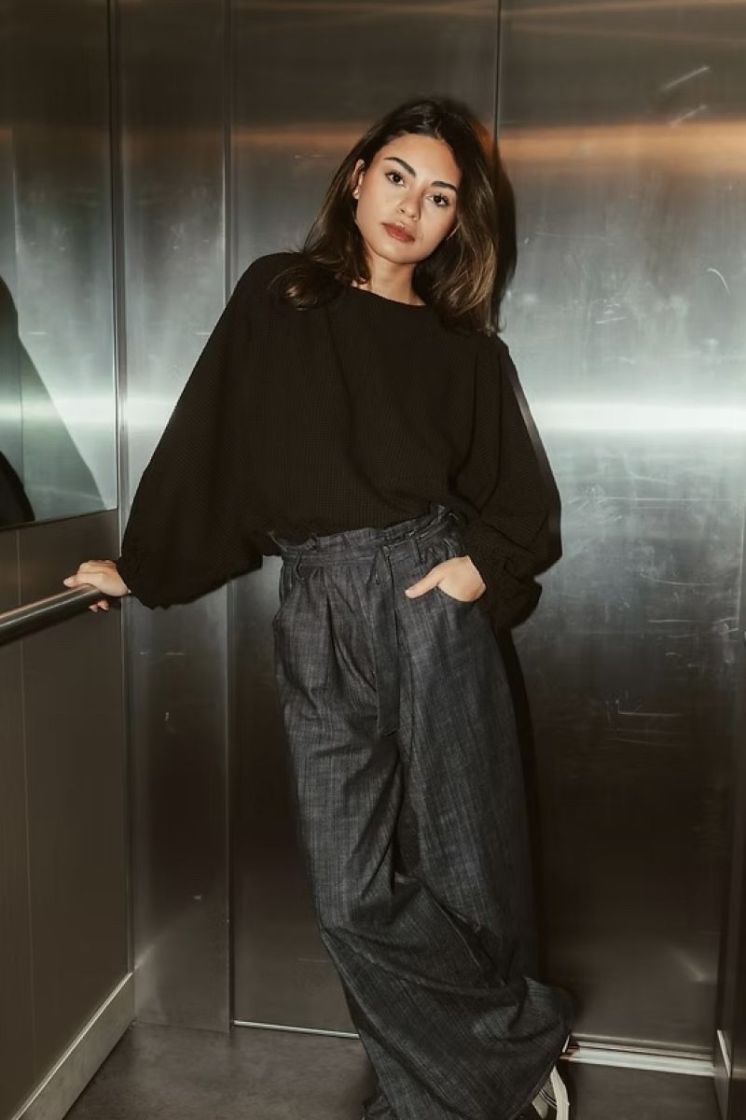 Blouse Zoe Zwarte Ruit