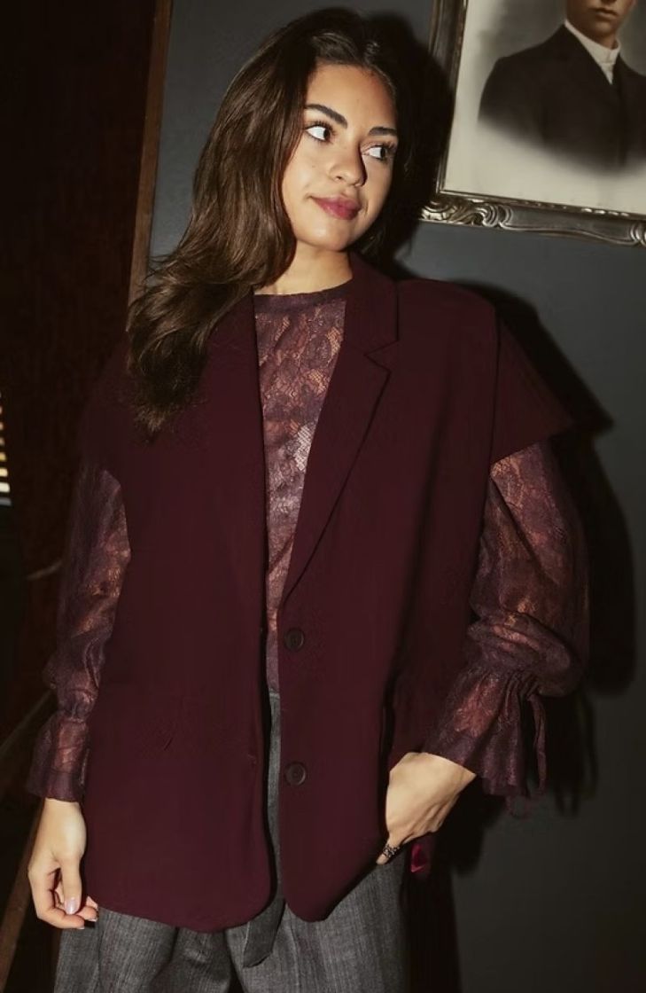Blazer Alba Bordeaux