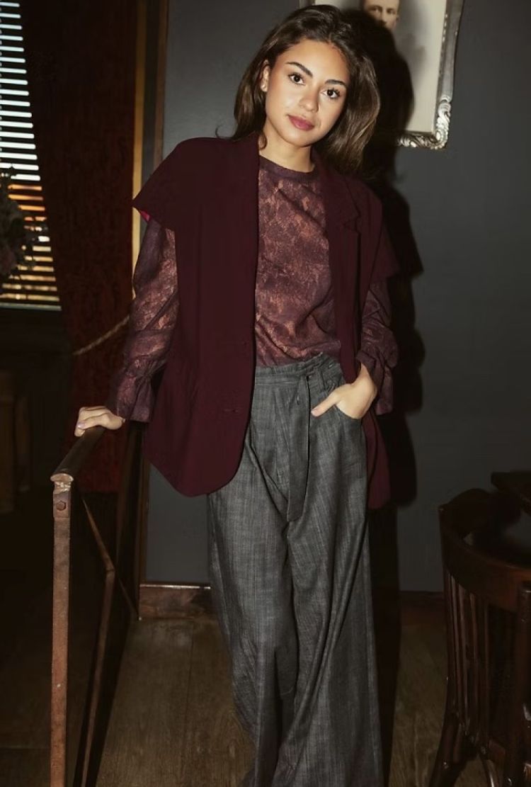 Blazer Alba Bordeaux