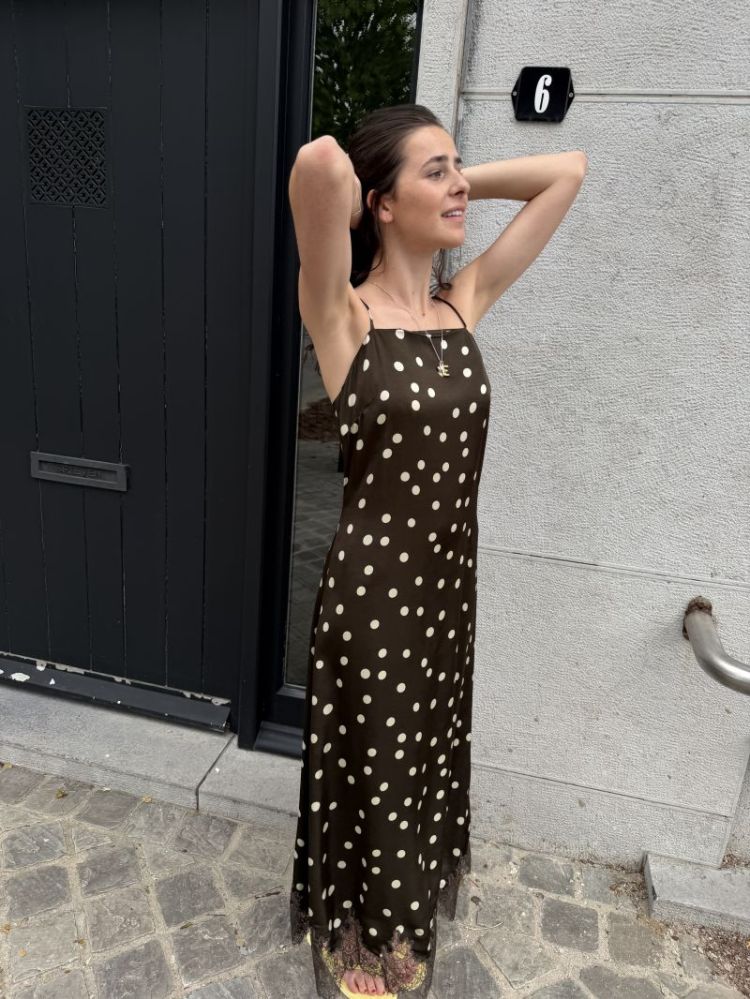 MschJionna irida strap dress Delicioso dot
