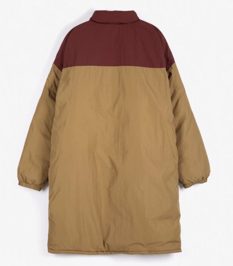 Oversize long block puffer green