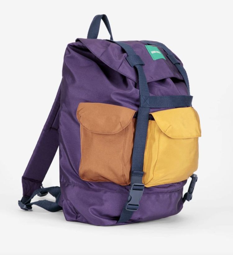 Color block backpack multicolor
