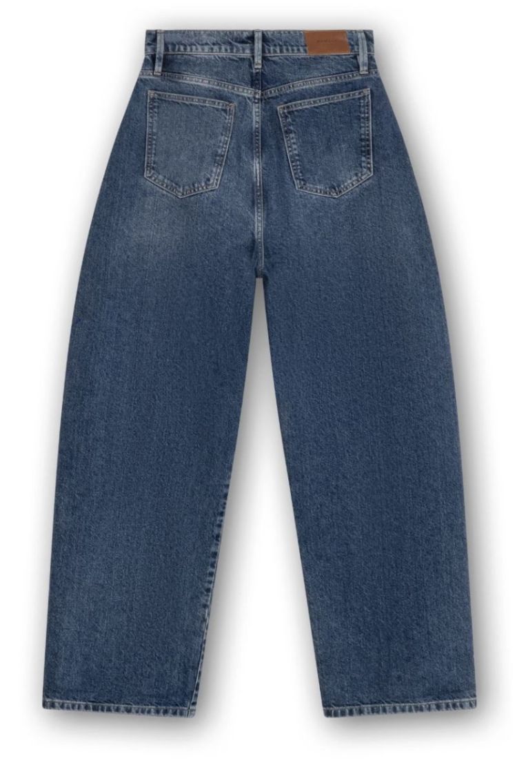 Dean curved baggy jeans Dark wash