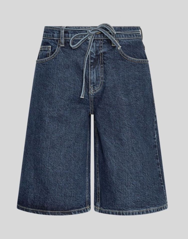 Mschelide Ada denim shorts Dark blue wash