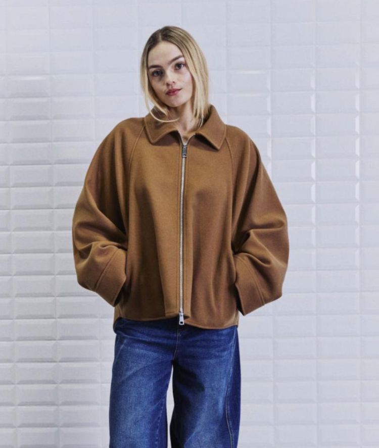 WBLJACKIE BATSLEEVE JACKET camel