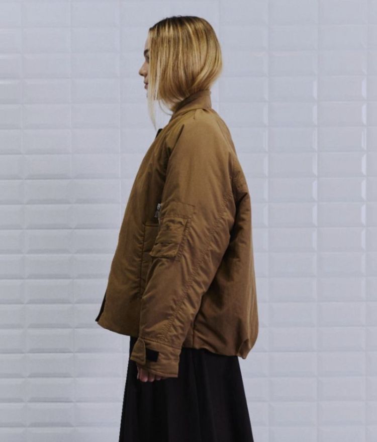 WBLGRAPPY BOMBER DARK CAMel