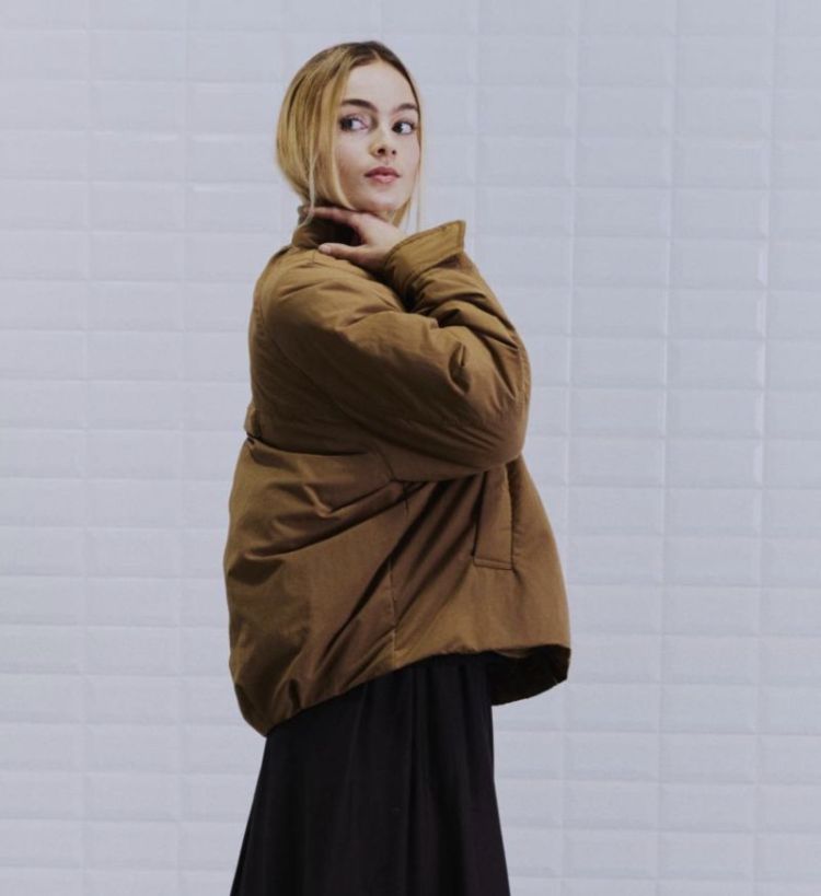 WBLGRAPPY BOMBER DARK CAMel