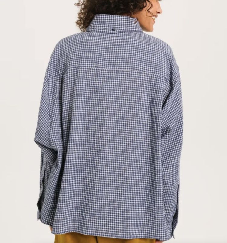 Charlie Scarf Shirt Bleu