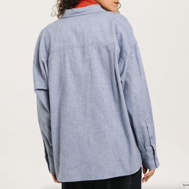 BAYLIE EMBROIDERED SHIRT BLEU