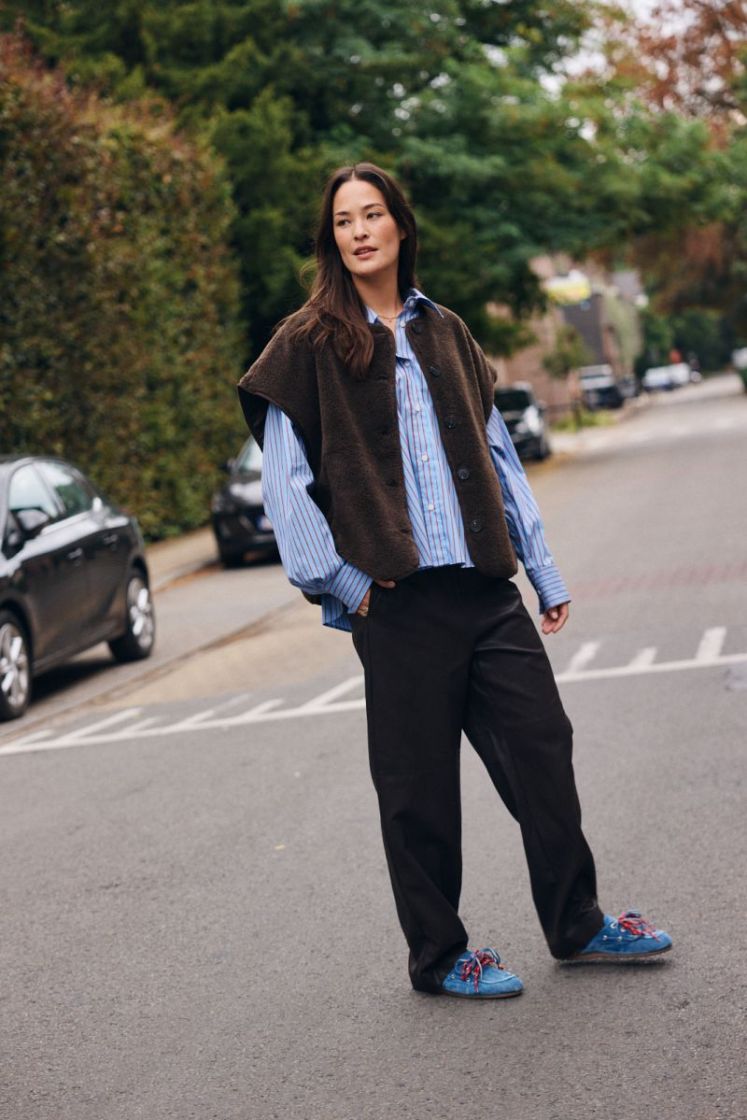 payasma lace fur denim