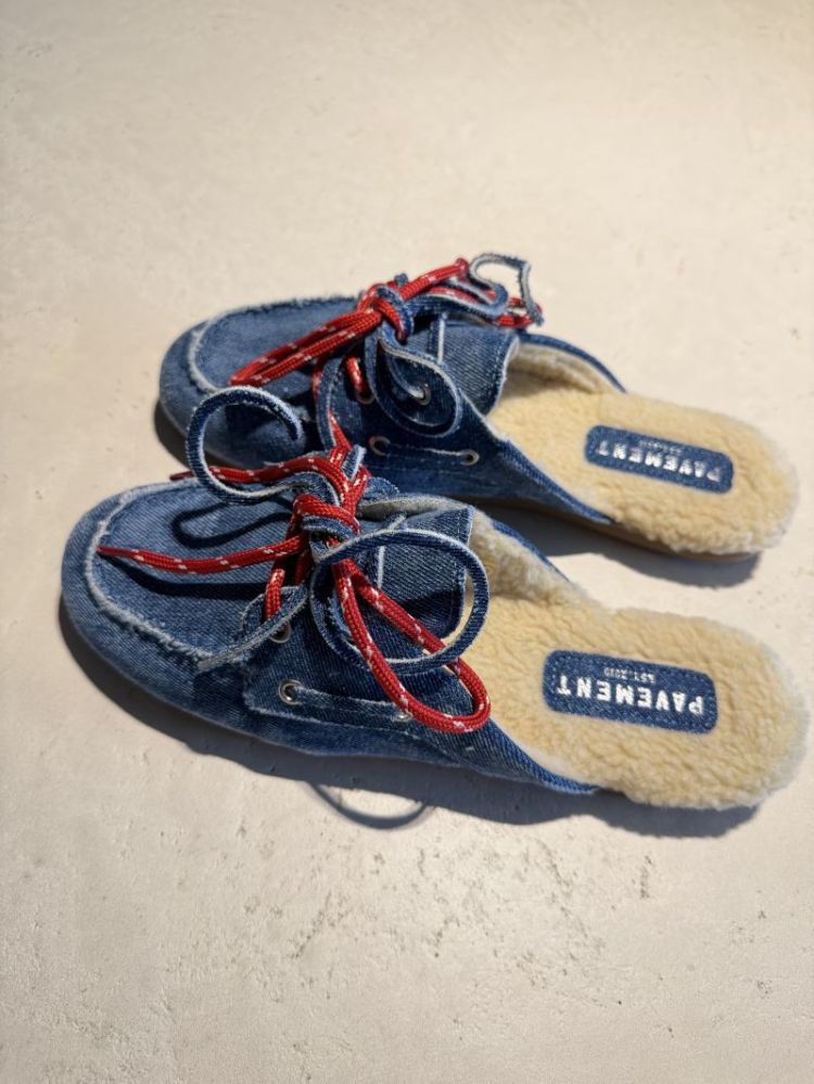payasma lace fur denim
