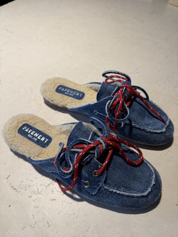 payasma lace fur denim