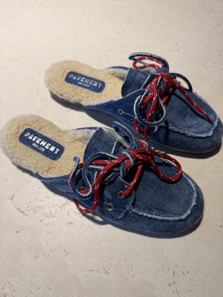 payasma lace fur denim