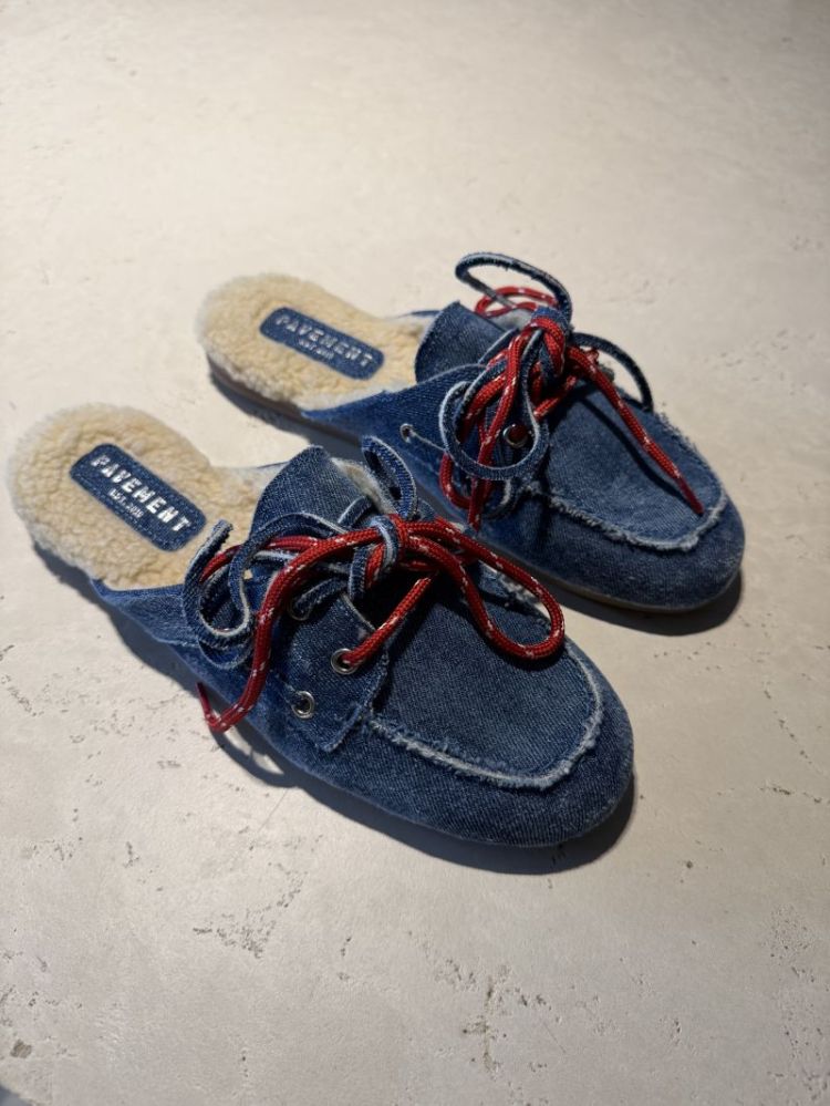 payasma lace fur  denim