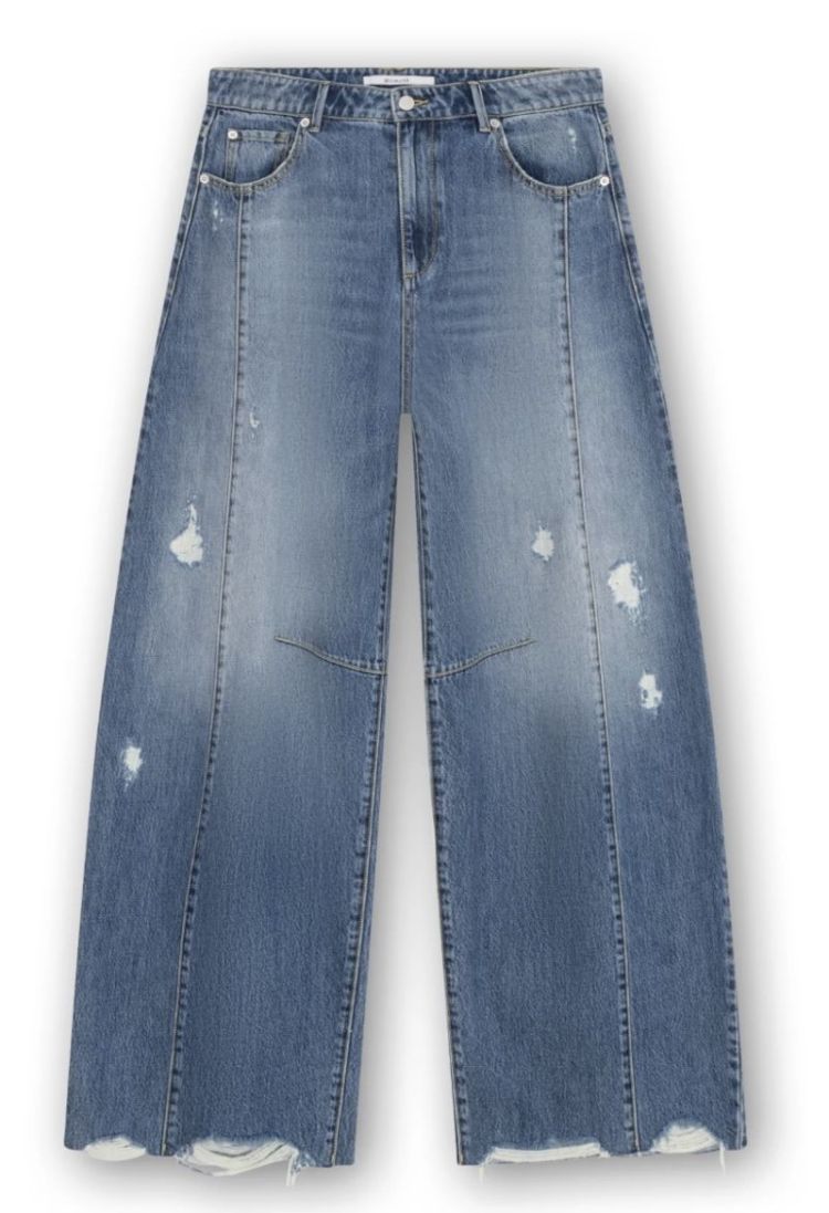 Bowie extra wide barrel jeans Authentic washe