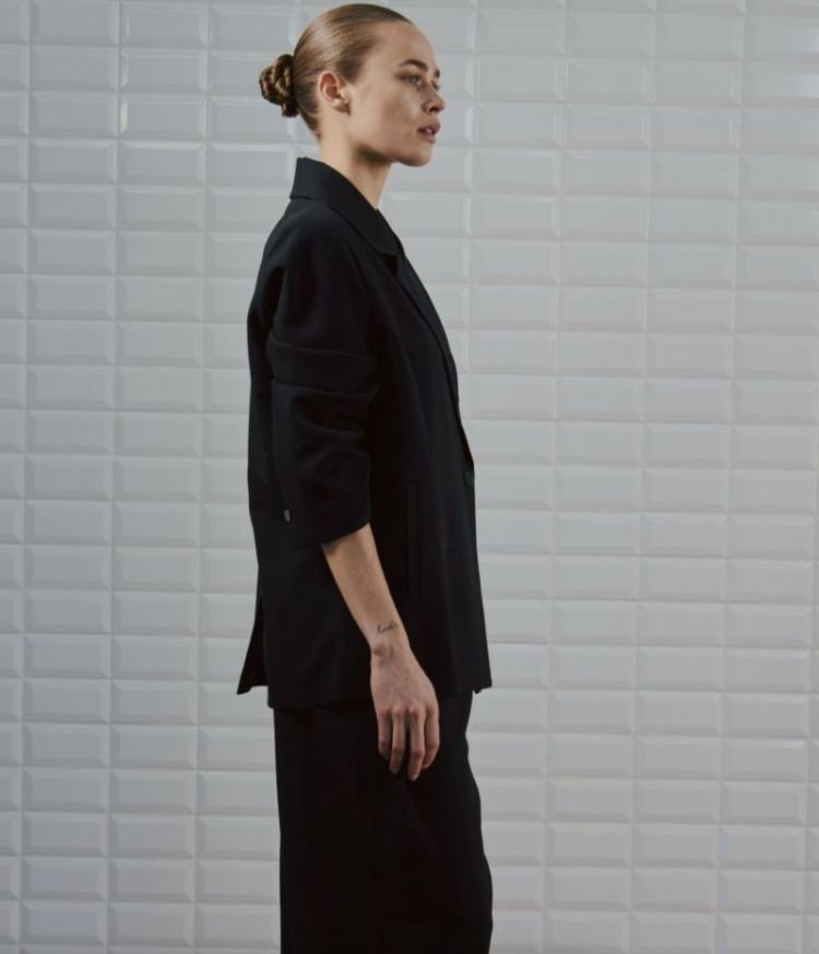 WBLJuana Tailored wrap blazer Black