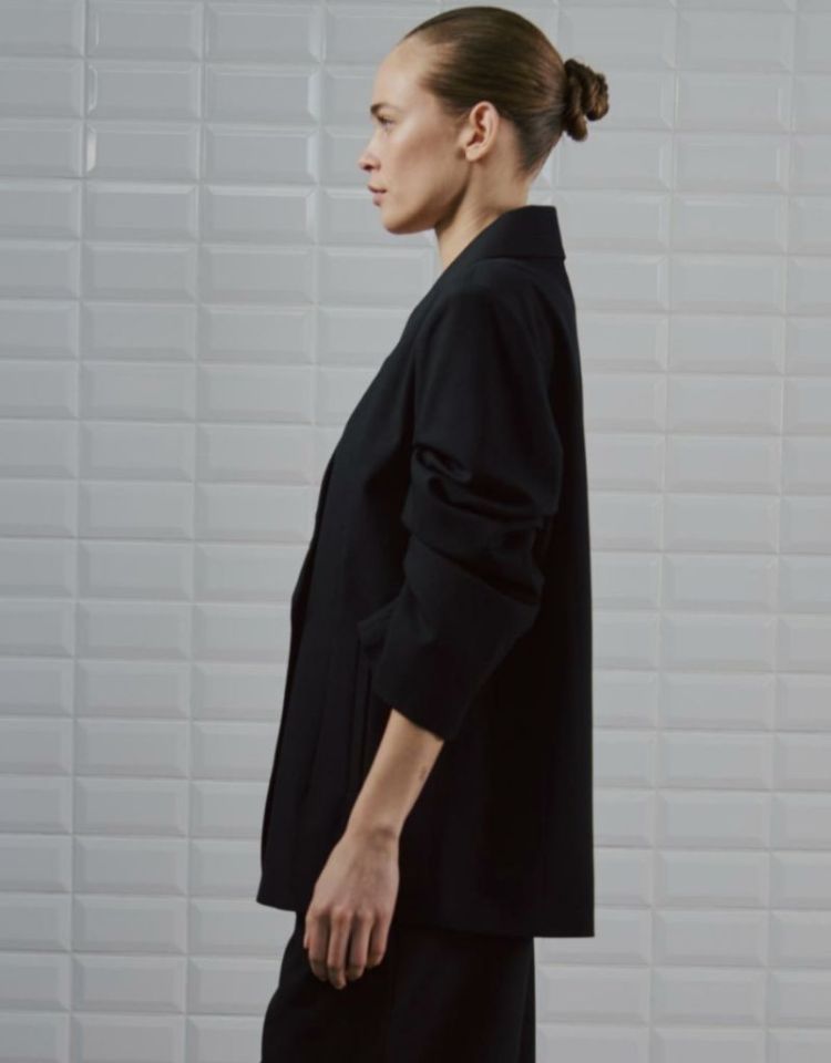 WBLJuana Tailored wrap blazer Black
