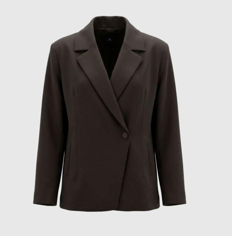 WBLJuana Tailored wrap blazer Dark Brown